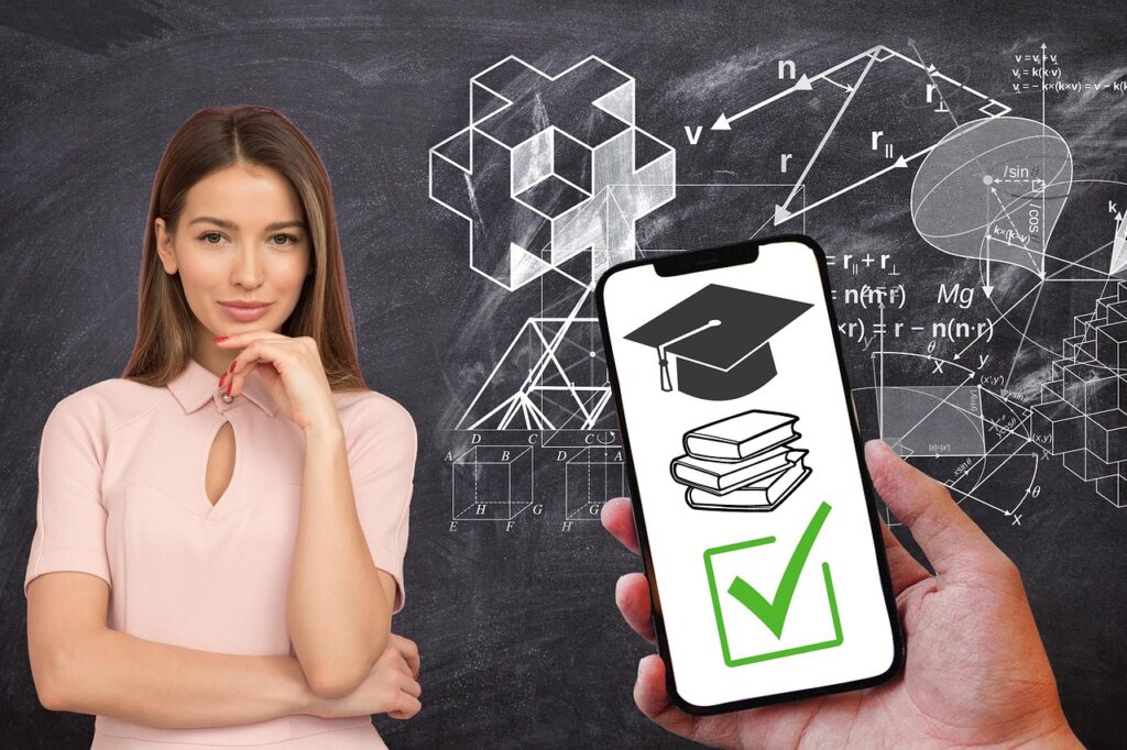 Žena u radu na kreiranju online kursa i digitalne edukacije